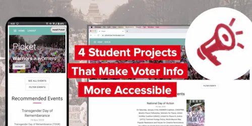4 student projects that make voter info more accessible
