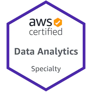 AWS Data Analytics Specialty Certification