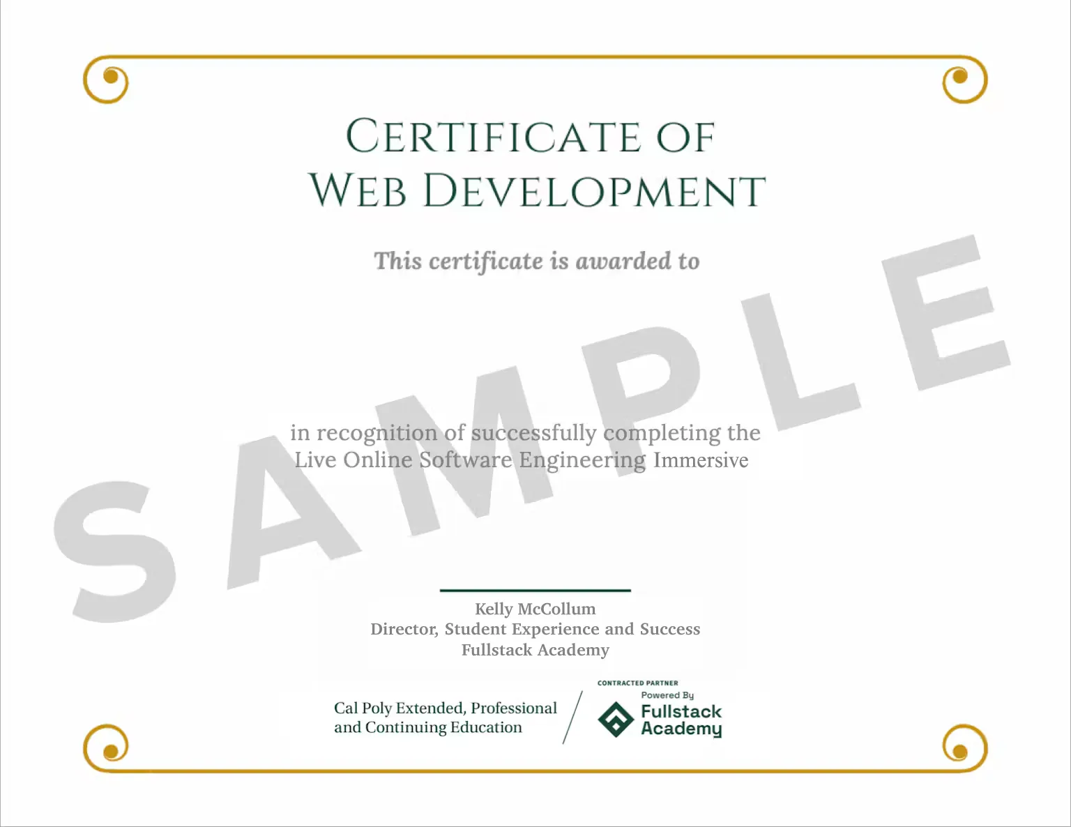 Cal Poly Software Engineering Certificate