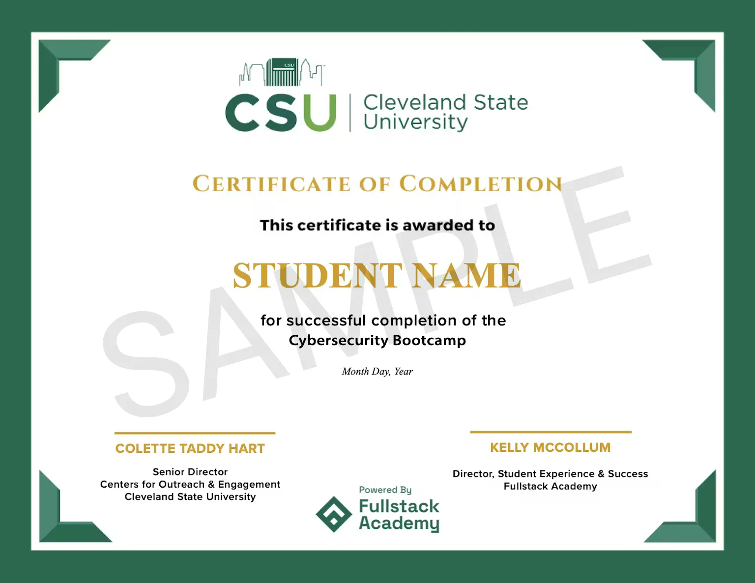 Cleveland Cybersecurity Certificate