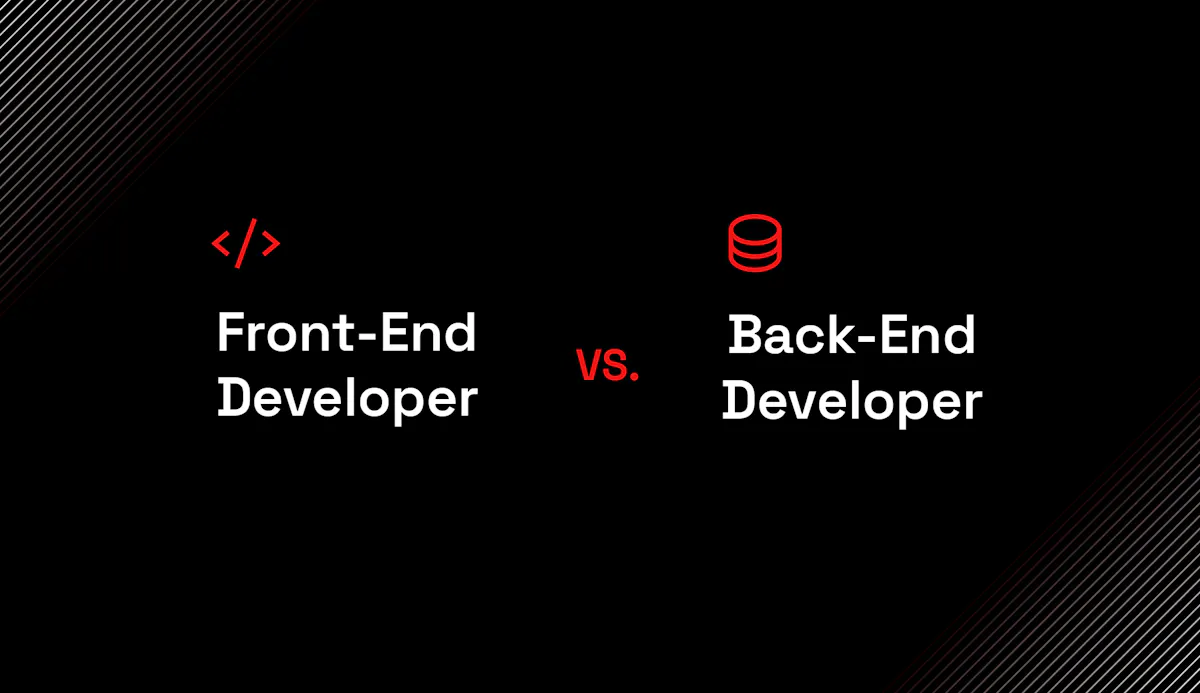 Front End vs Back End Developer