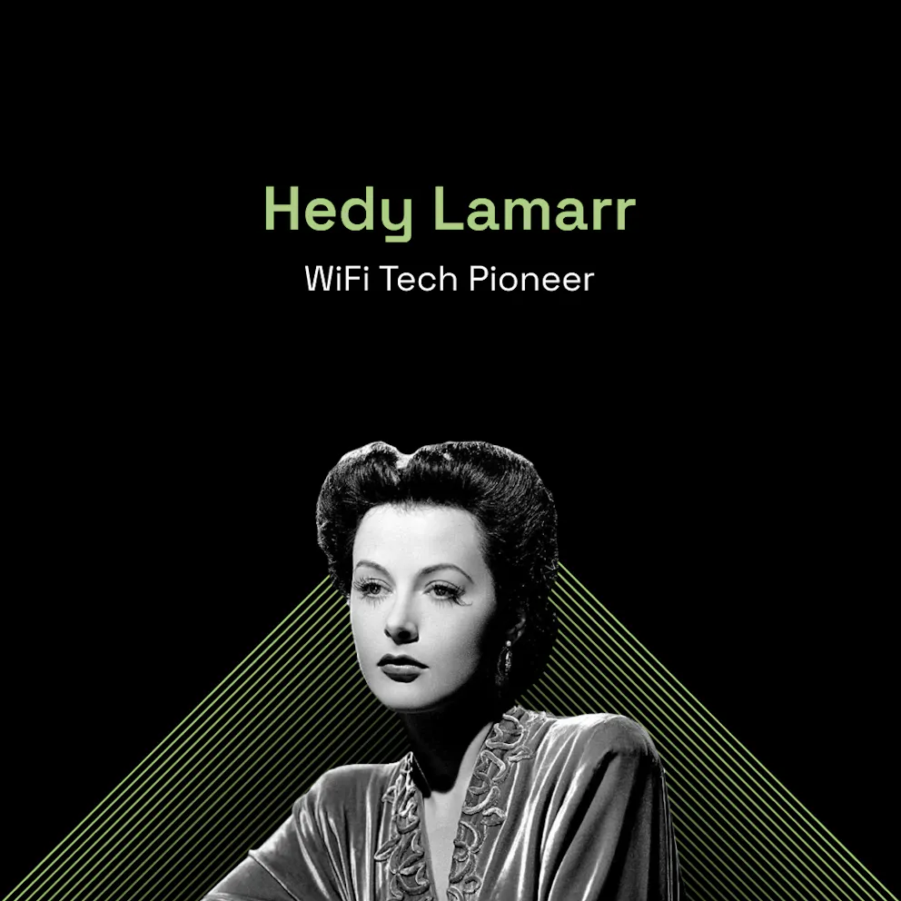 Hedy Lamarr: WiFi Tech Pioneer