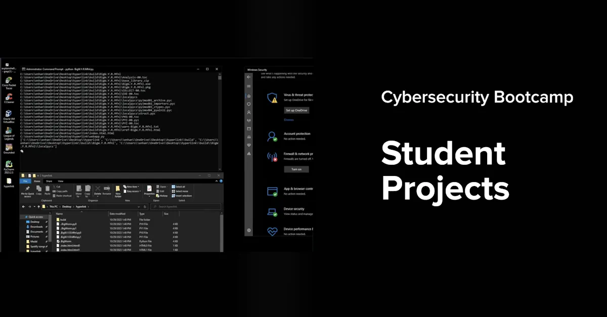 Cybersecurity Student Projects Uni version