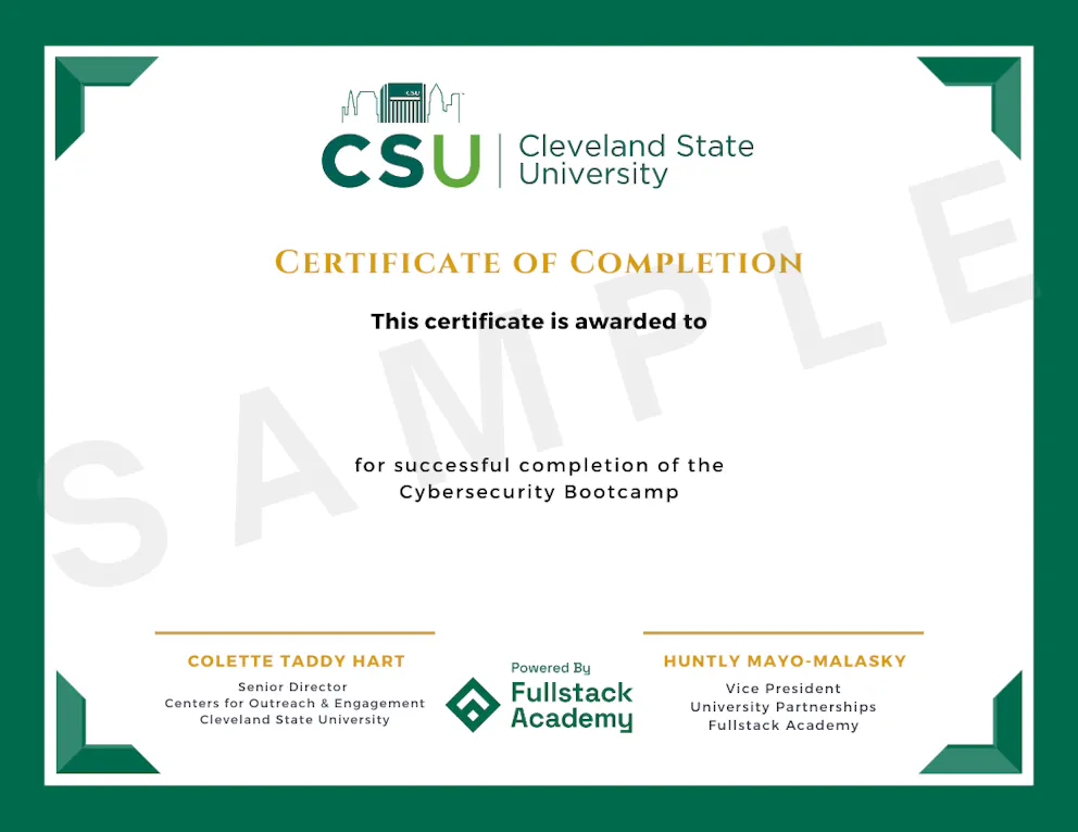 CLE Cyber Cert VOID