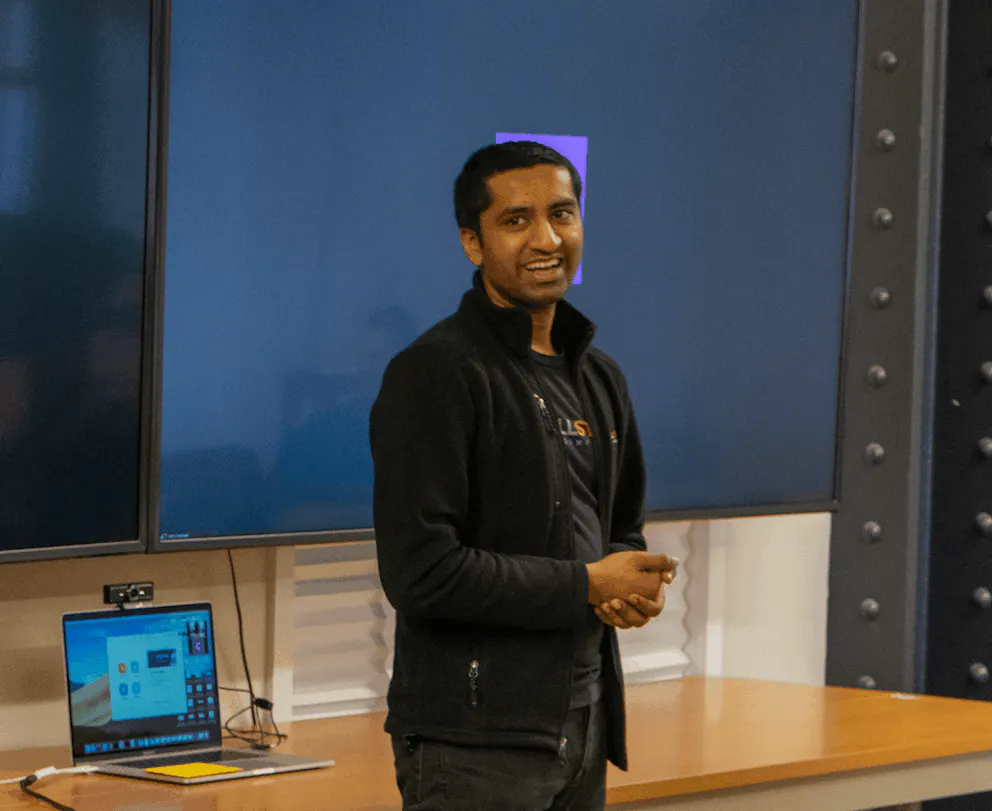 Cyber instructor veer teaching 1