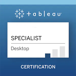 Tableau specialist certificate