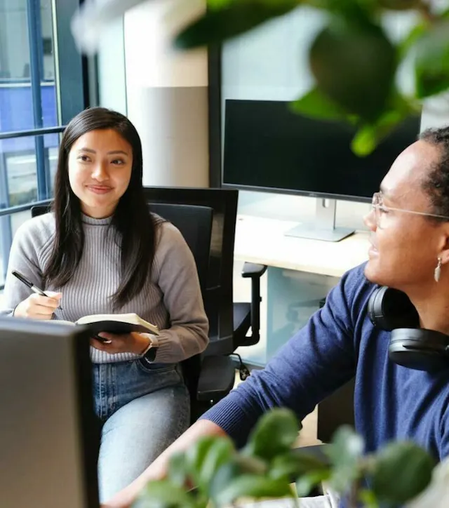 Women in office setting